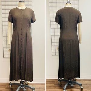 Vintage 90's Rayon Crepe Dress